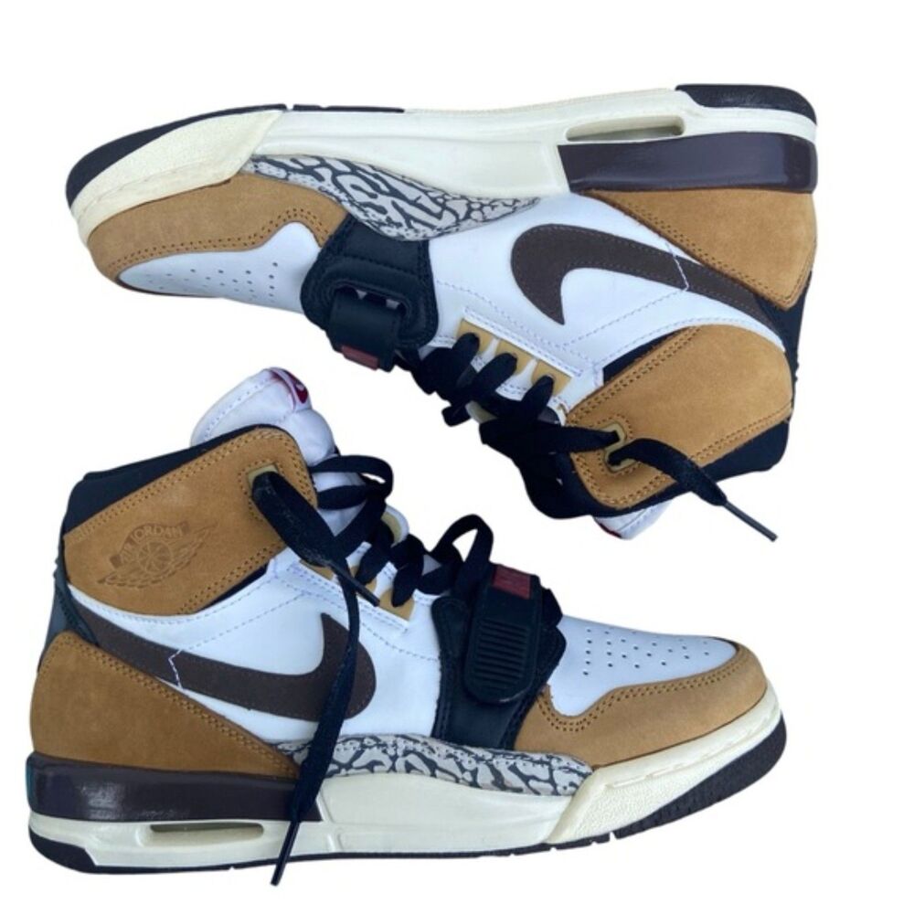 Nike Air Jordan Legacy 312 GS White Baroque Brown Rookie of the Year Youth 6